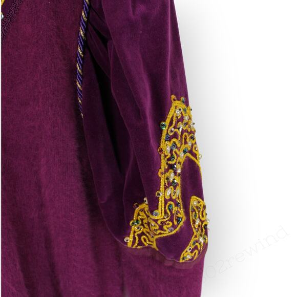 Vintage BettinaDiCapri Adrian'sOriginal Sweater Skirt Set Italy Cashmere Velvet - Picture 13 of 16